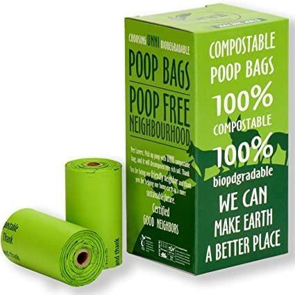 Dog Waste Bags - Compostable, 120 count by Yellow Lavender | Buy at Pawport