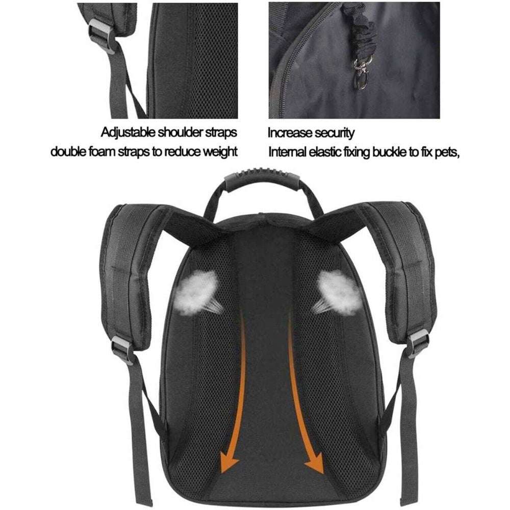 Pet Hardshell Traveling Backpack by Yellow Pandora | Buy at Pawport