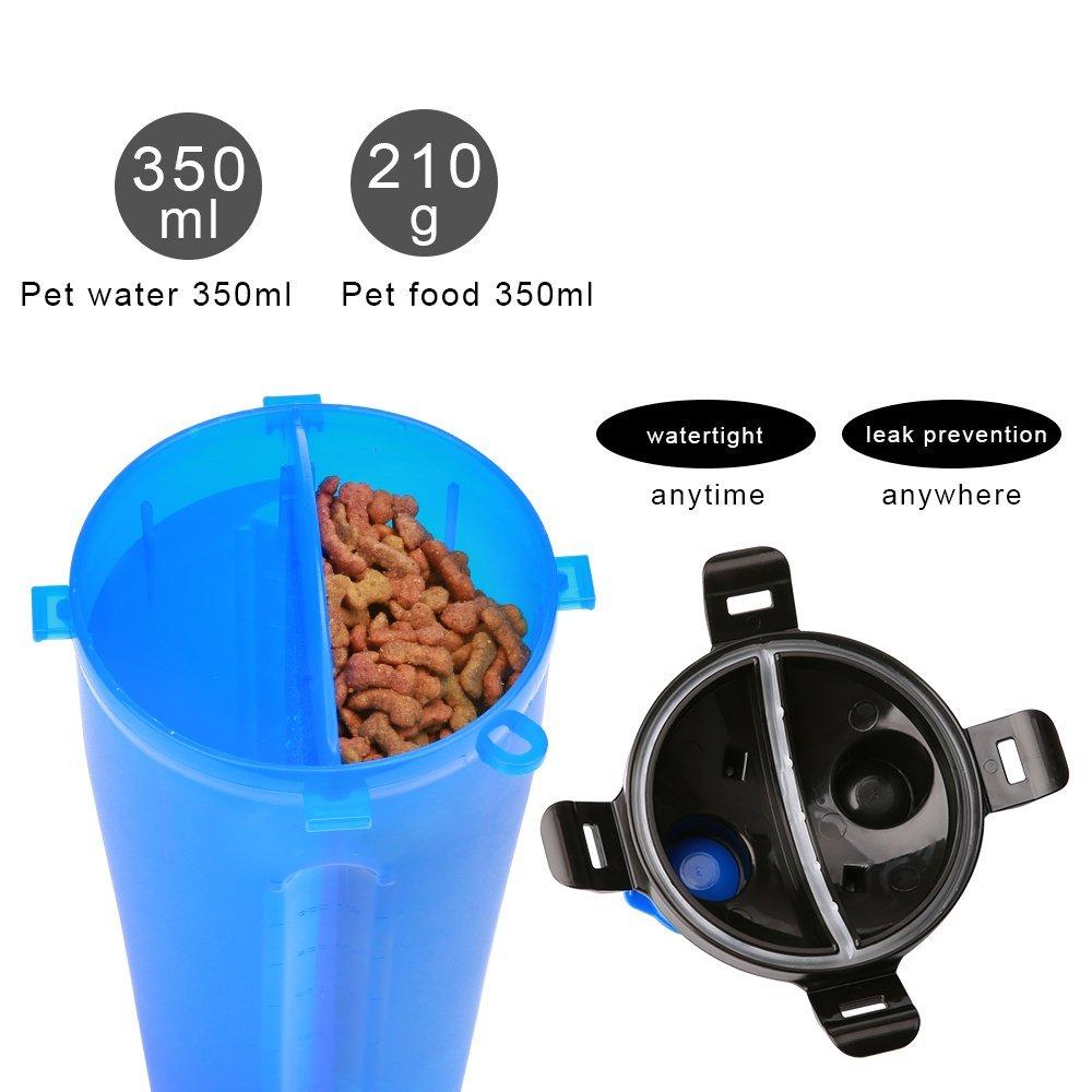 2 in 1 Dog Drinking Water Bottle with Bowls by Tan Cress | Buy at Pawport