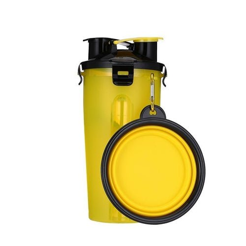 2 in 1 Dog Drinking Water Bottle with Bowls by Tan Cress | Buy at Pawport