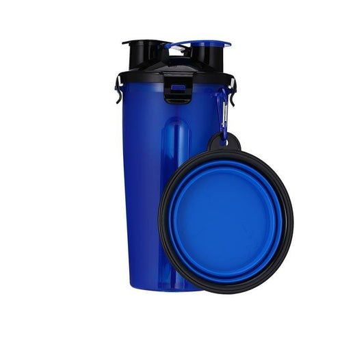 2 in 1 Dog Drinking Water Bottle with Bowls by Tan Cress | Buy at Pawport