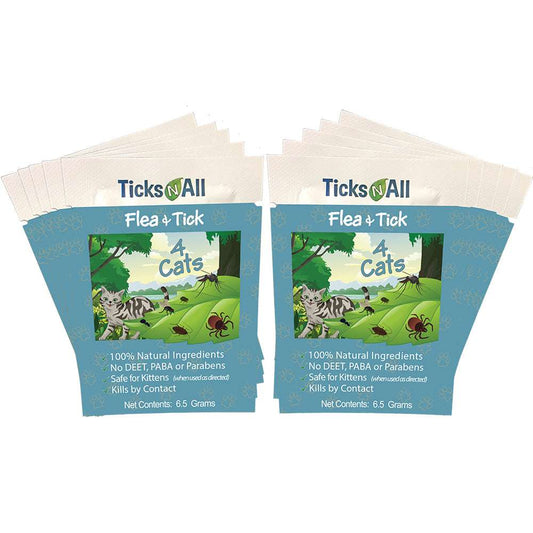 All Natural Flea and Tick Wipes 4 Cats (10 cnt.) by Orchid Blackhaw | Buy at Pawport