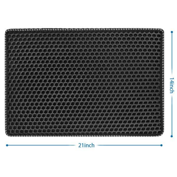 Cat Litter Mat Kitty Litter Trapping Mat Double Layer Mats by Teal Simba | Buy at Pawport