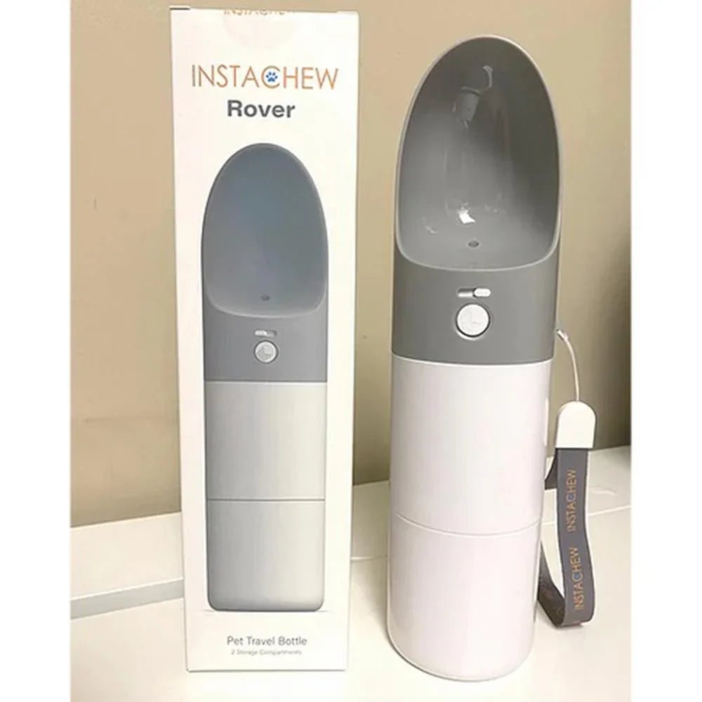 Instachew Rover Pet Travel Bottle, Dog water bottle by Sky Blue Arachne | Buy at Pawport