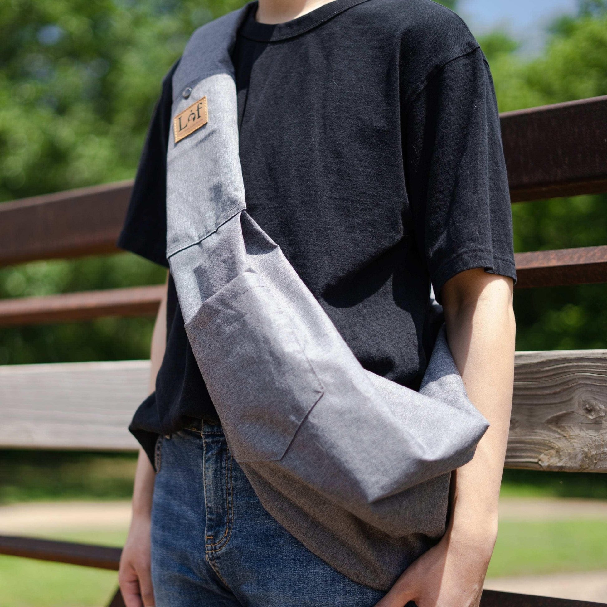 Lof Mesh Pet Sling Bag - Comfortable & Hands - Free Travel for Small by Emerald Alfie | Buy at Pawport