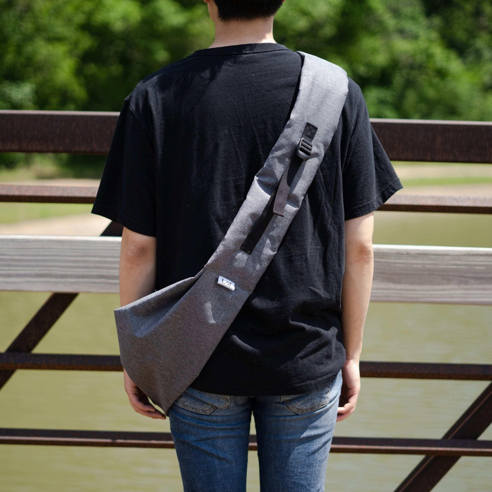 Lof Mesh Pet Sling Bag - Comfortable & Hands - Free Travel for Small by Emerald Alfie | Buy at Pawport