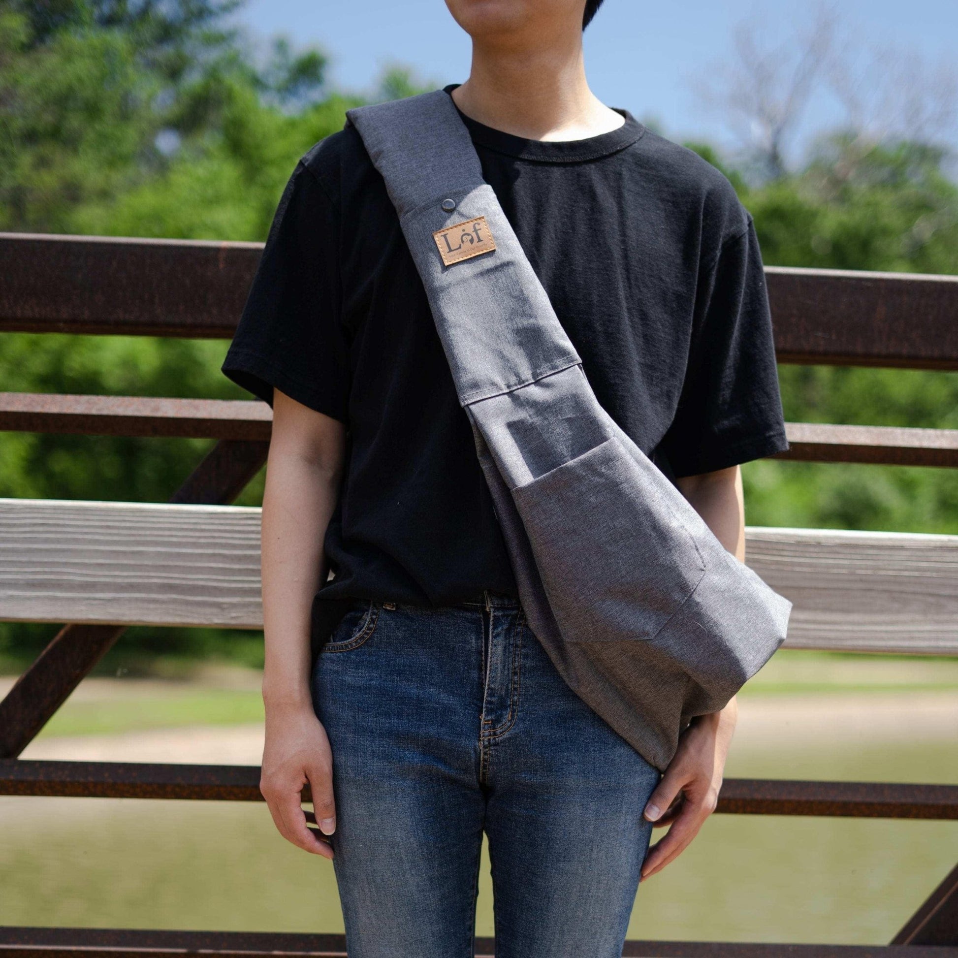 Lof Mesh Pet Sling Bag - Comfortable & Hands - Free Travel for Small by Emerald Alfie | Buy at Pawport