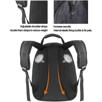 Pet Hardshell Traveling Backpack by Yellow Pandora | Buy at Pawport