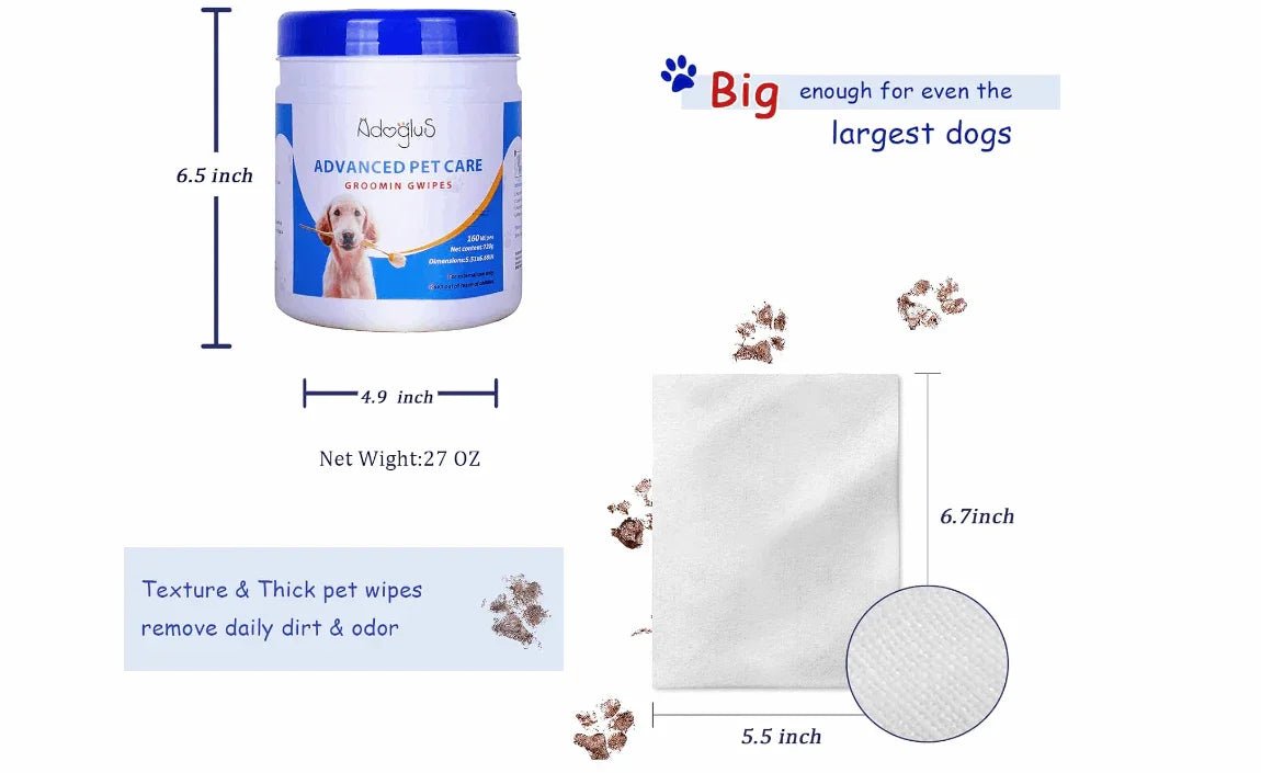 Pet Wipes with free cotton swabs by Tan Cress | Buy at Pawport
