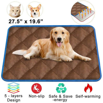 Self Heating Thermal Mattress Bed for Dogs and Cats by Yellow Pandora | Buy at Pawport